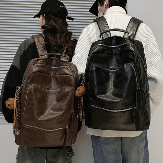 Men's Vintage Computer Large Capacity Book Cover Business Backpack