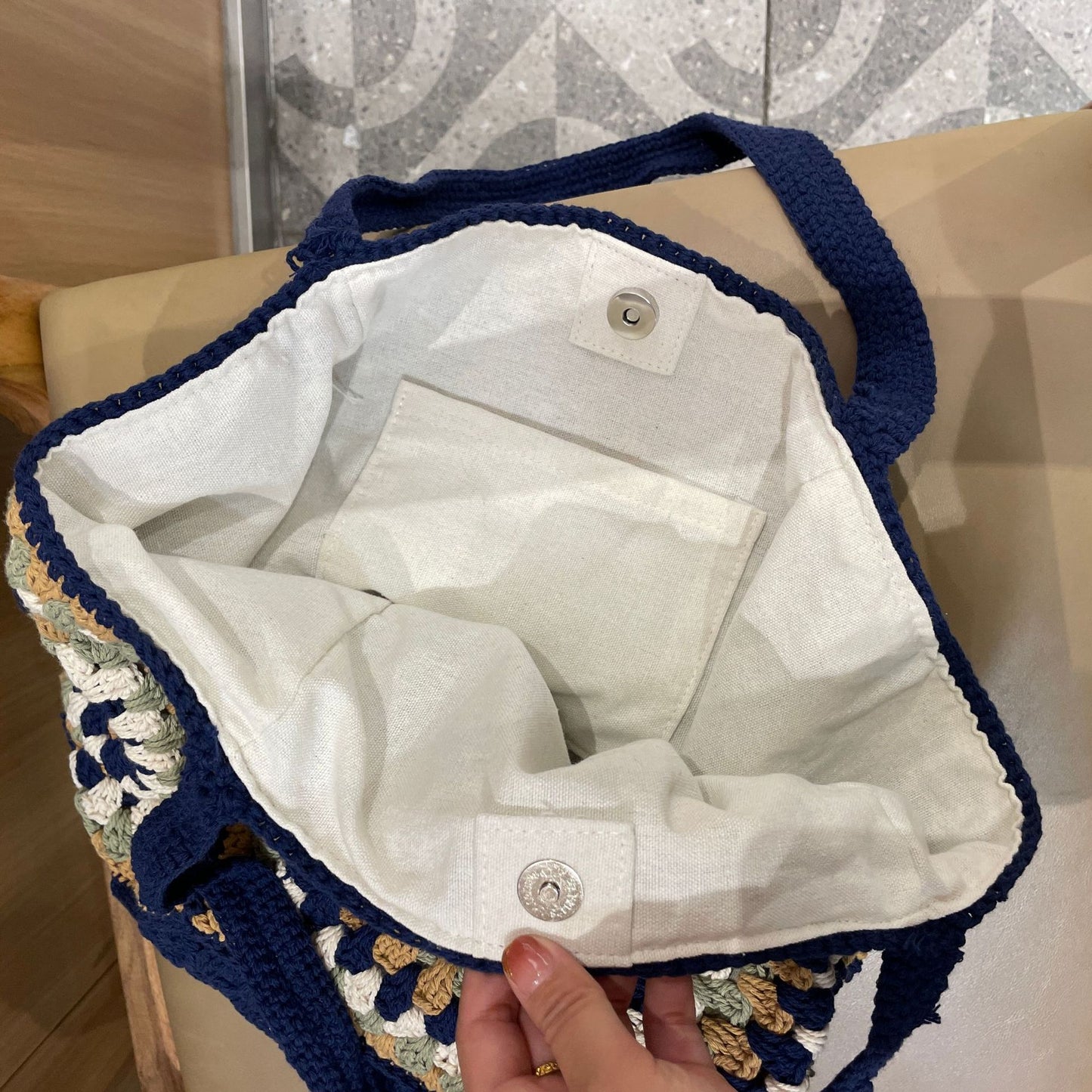 Women's High-grade Straw Large Capacity Hand-woven Simple Seaside Women's Shoulder Bag
