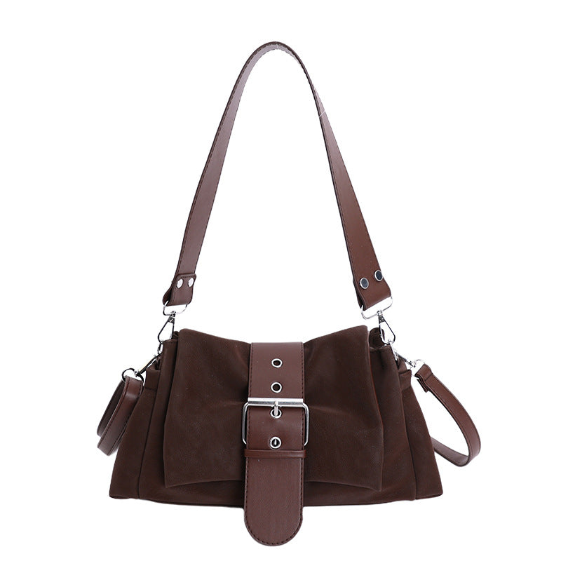 Style Simple Loose One Commute Baguette Underarm Bag