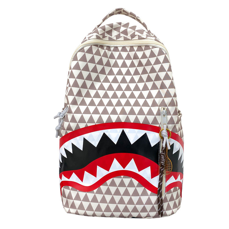 Capacity Personalized Shark Quirky Ideas Ugly Leisure Backpack