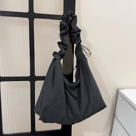 Women's Korean Style Western Cloud Puff Flower Tote Bag