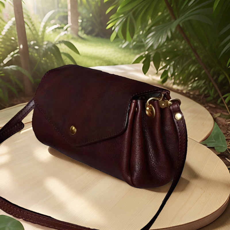 Beautiful Women's Vintage Cowhide Leather Mini Women's Handbag