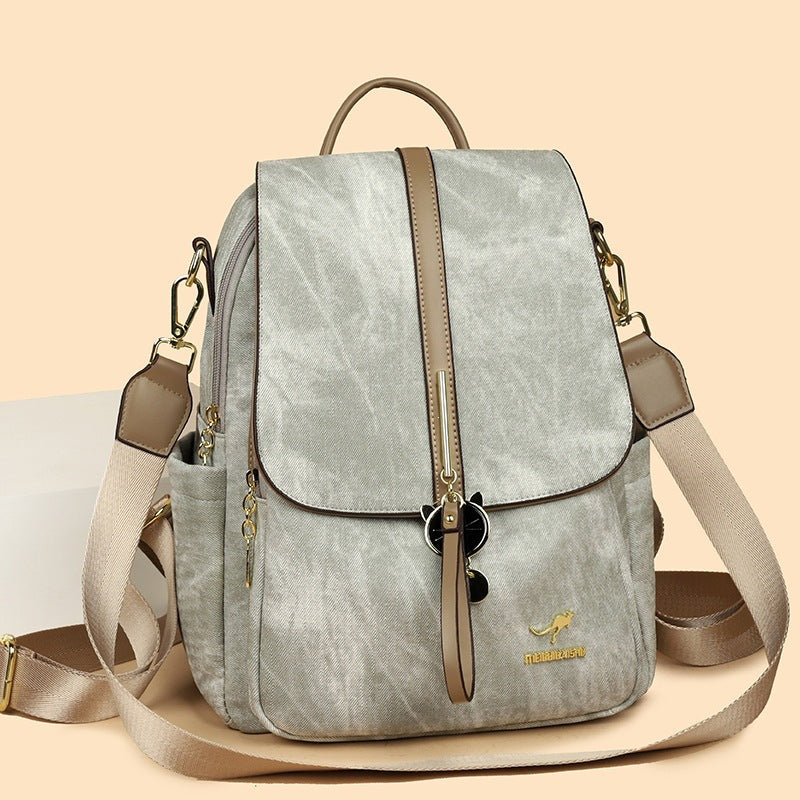 Women's Versatile Large Capacity Simple Stylish Lightweight Can Backpacks