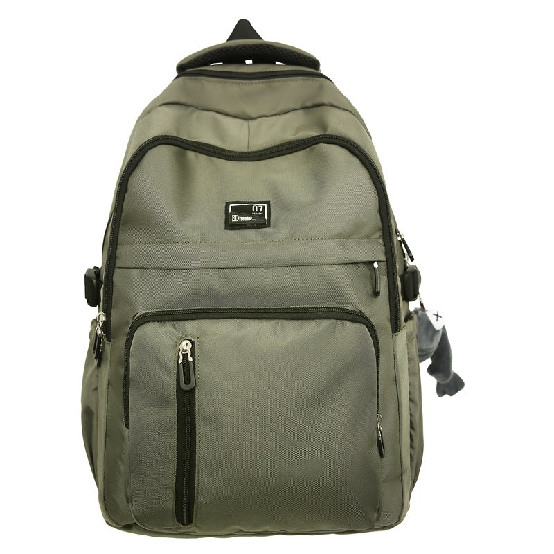 Women's & Men's Versatile Large Capacity Nylon Fashion Early Leisure Backpack