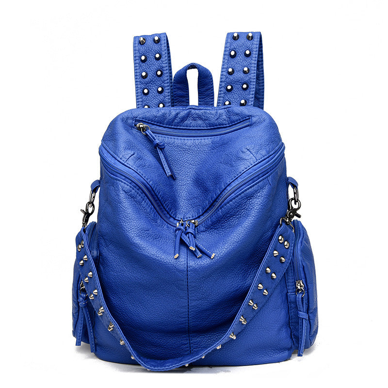 Women's Trendy Spring Fashionable Rivet Strap Sweet Women's Backpack