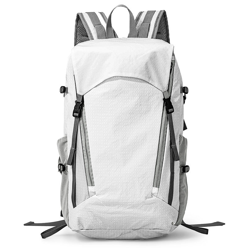 Women's & Men's Portable Nylon Waterproof Zipper Large Capacity Sports Backpack