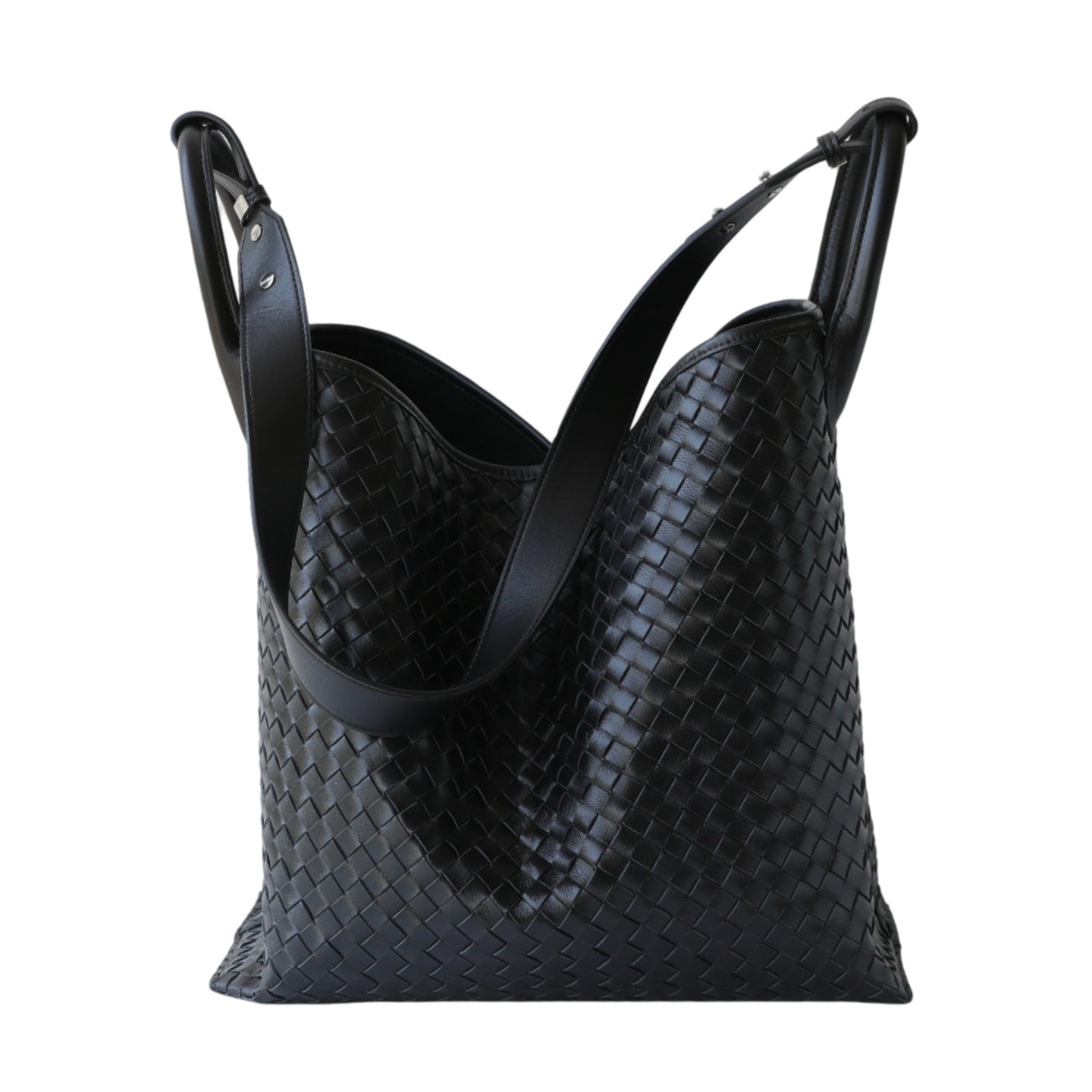 Women's Affordable Luxury Style Sheepskin Woven Wings Tote Bag