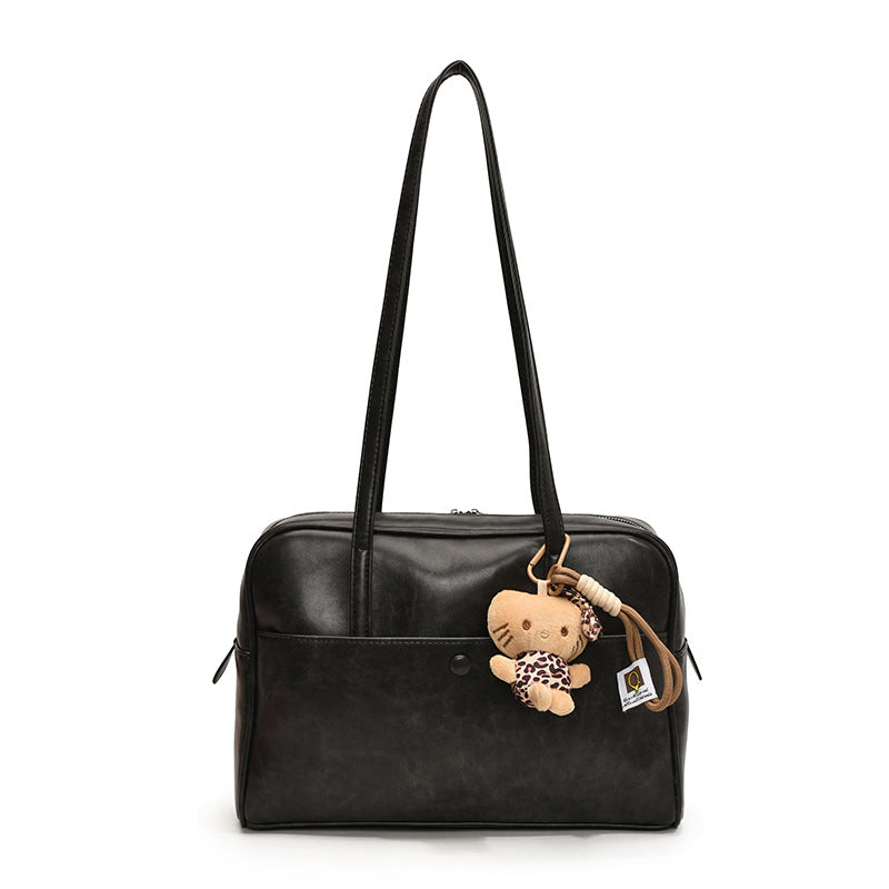 Women's Simple Fashion Popular One Retro Large Capacity Tote Bag