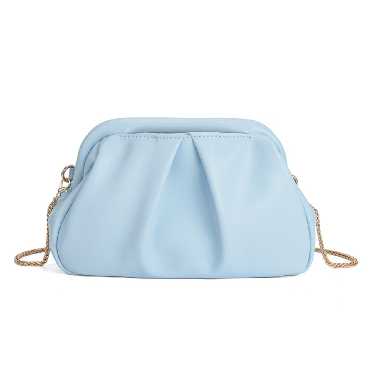 Women's Design Golden Cloud Pleated Chain Underarm Women's Shoulder Bag