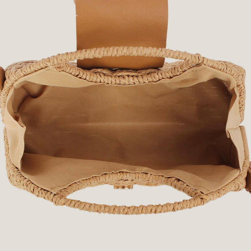 Women's Fashion Woven Advanced Texture Minority Simple Women's Messenger Bag