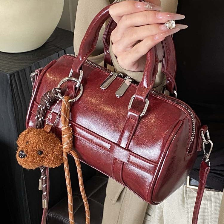 Popular Fashion Advanced Texture Portable Western Style Bucket Bag