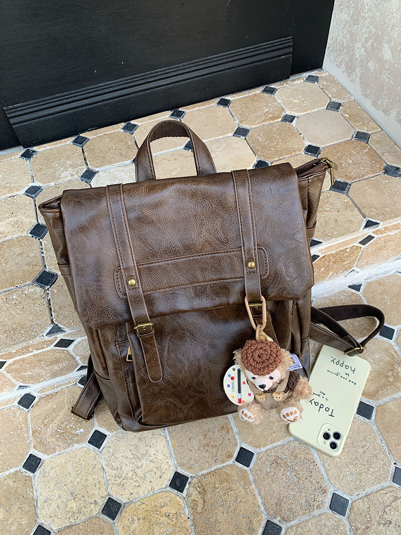 Uniform Preppy Style Retro Cambridge College Class Book Backpacks