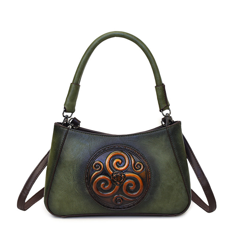 Comfortable Female Mother Retro Western Temperament Shoulder Bags