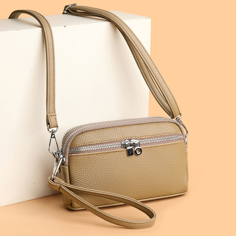 Women's First Layer Cowhide Fashion Genuine Leather Large Capacity Versatile Bags
