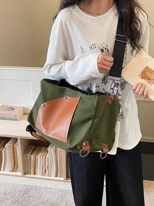 Women's & Men's Multipurpose College Canvas Sports Backpack