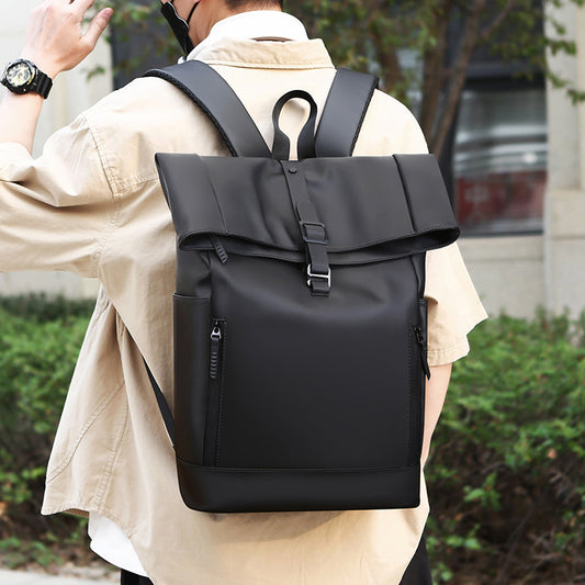 Men's & Women's Roll Top Waterproof Computer Commuter Large Capacity Business Backpack