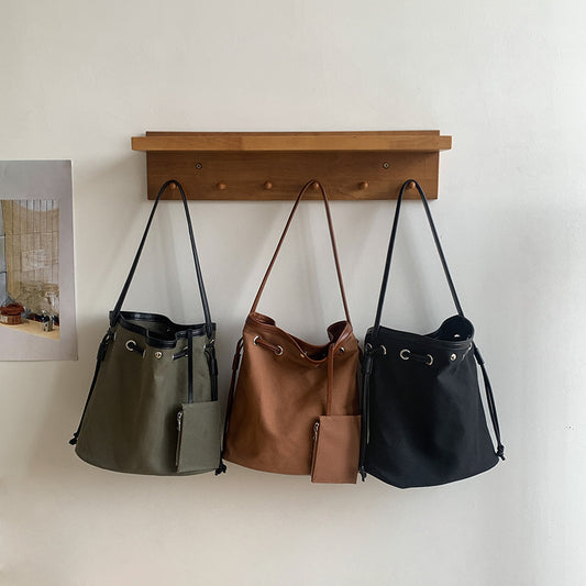 Fashion Stitching Mother Female Niche Commuter Bags