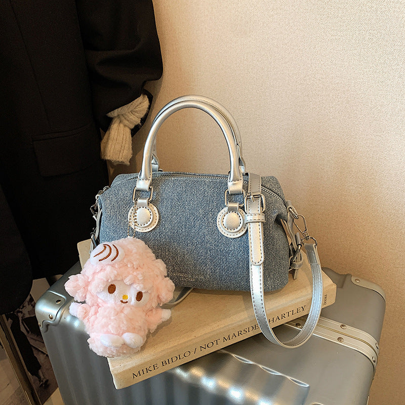Women's Summer Pillow Denim Fashion Portable Western Style Women's Handbag