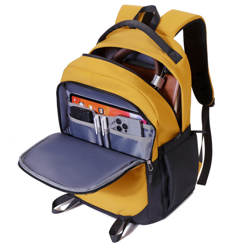 Men's Fashion Business Short-distance Couple Large Capacity Lightweight Inch Leisure Backpack