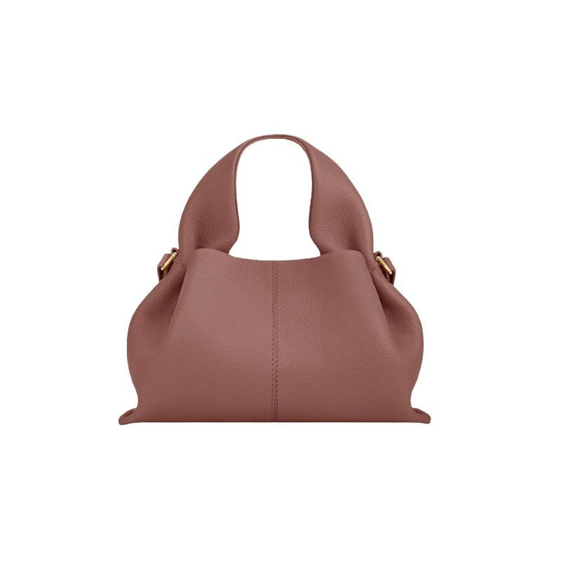 Women's Niche Dumpling French Retro High-grade Portable Women's Messenger Bag