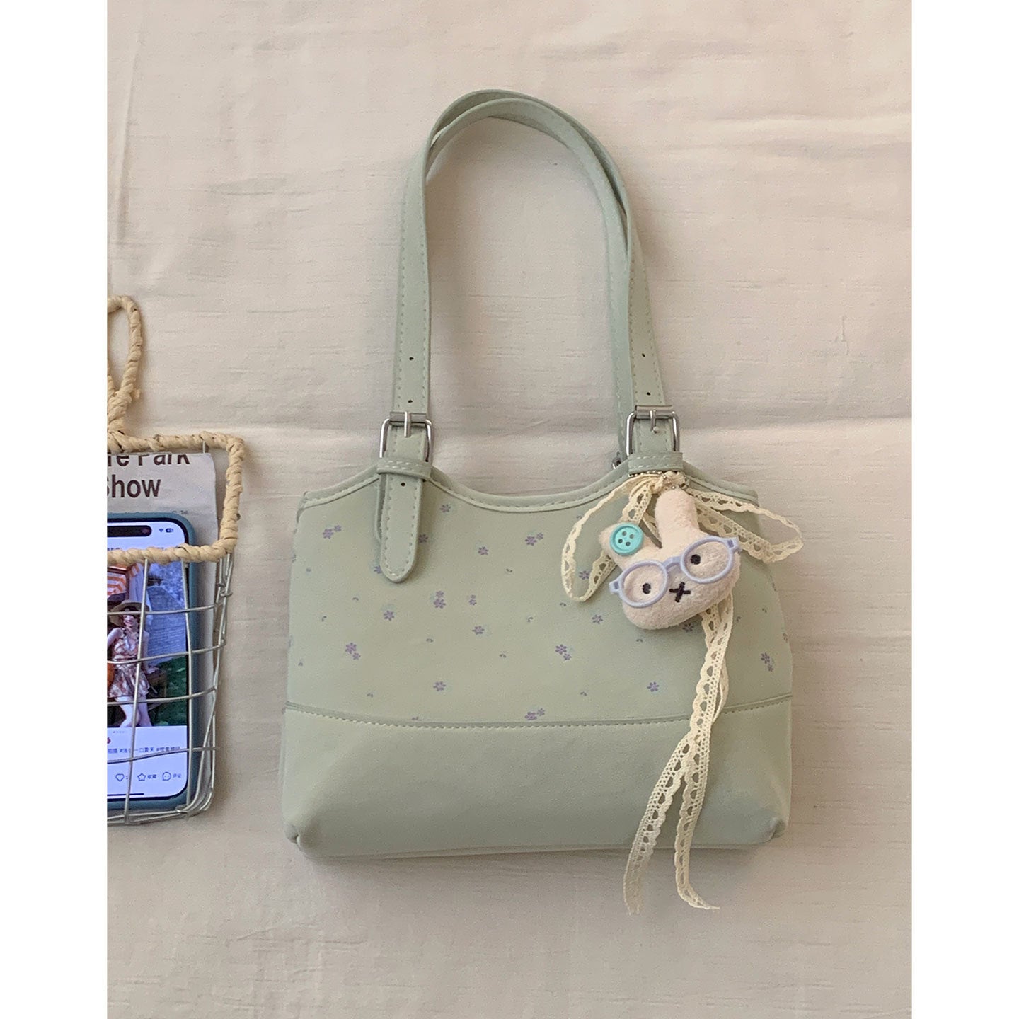 Women's Korean Style Summer Large Capacity Simple Printed Bags