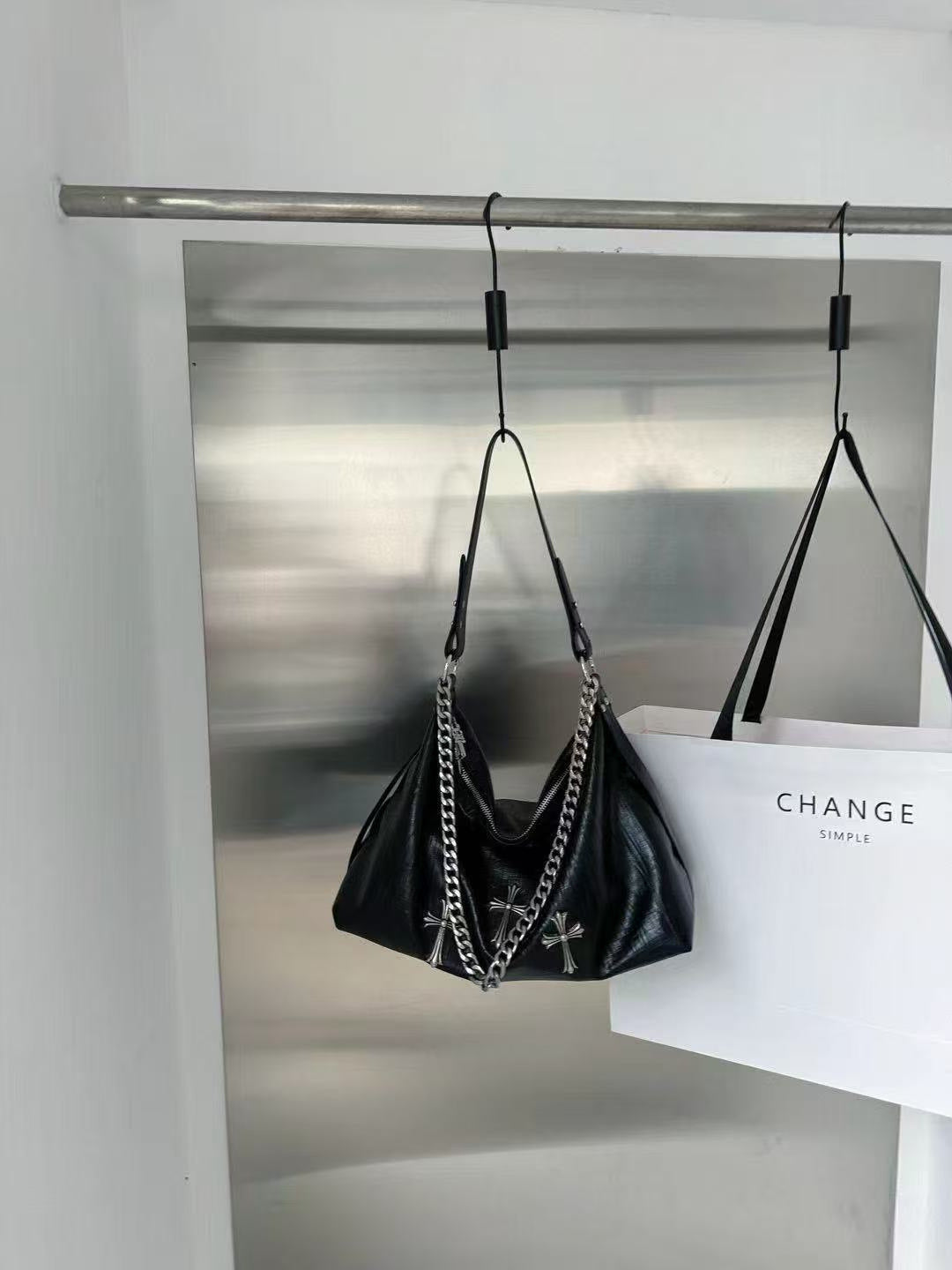 Fashion Chain Underarm Live Broadcast Large Capacity Dark Women's Shoulder Bag