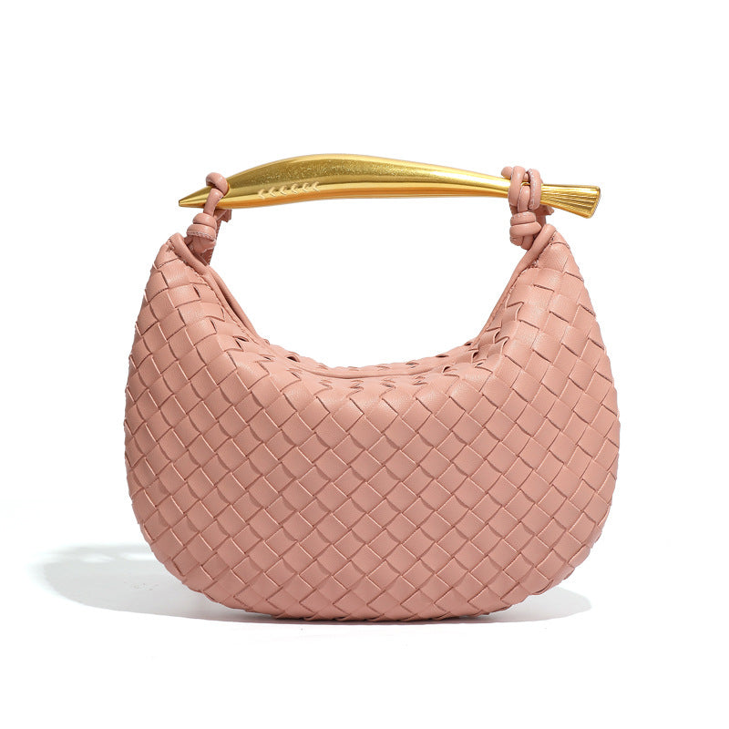 Sardine Woven Metal Underarm Portable Dumpling Women's Shoulder Bag