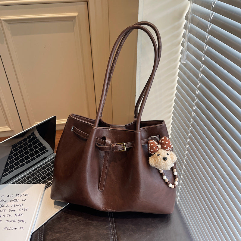Women's Large Capacity Underarm Commuter Simple Fashion Tote Bag