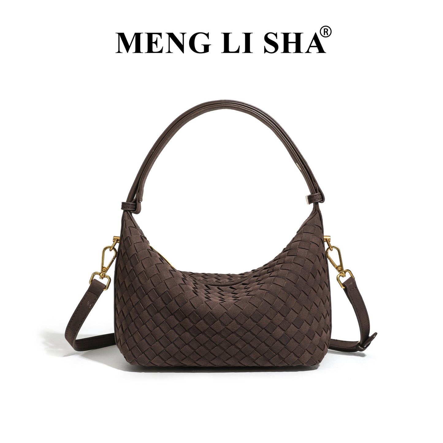 Women's Frosted Vintage Hand-woven Lunch Box Fashion Women's Shoulder Bag