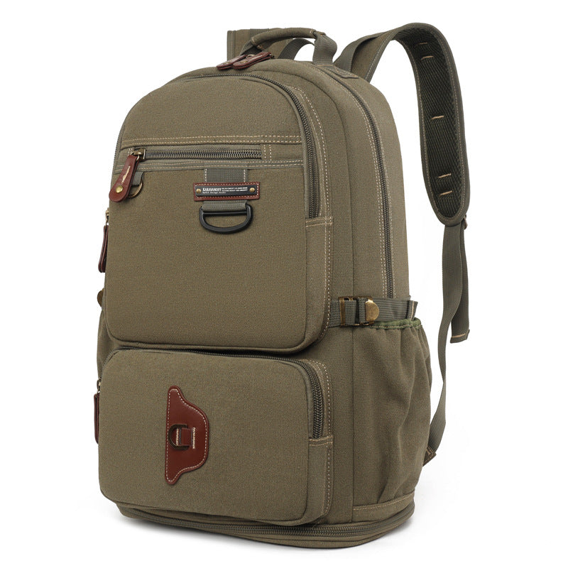 Canvas Female Retro Fashionable Large Capacity Leisure Backpack