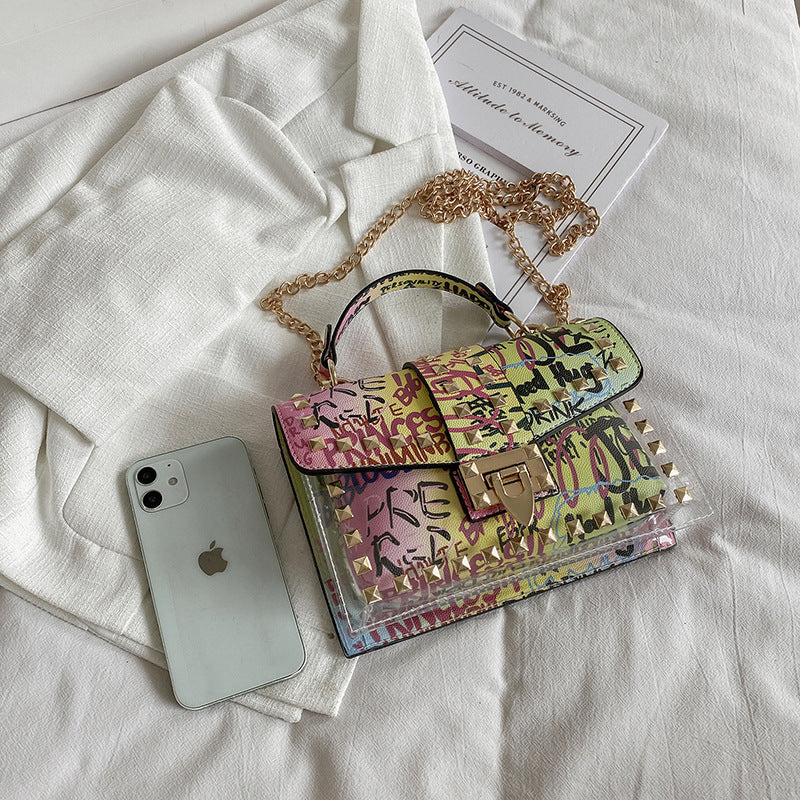 Iti Transparent Jelly Summer Korean Fashion Women's Shoulder Bag