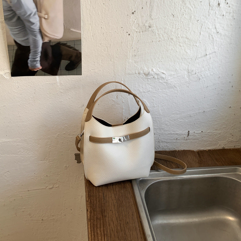 Women's Spring Vegetable Basket Commuter Good-looking Female Bucket Bag