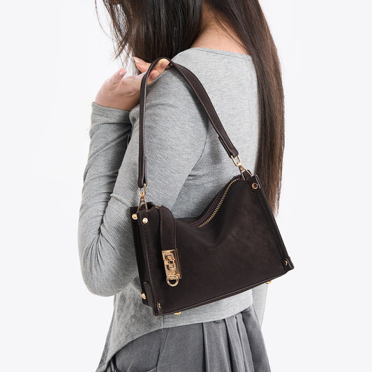 Women's Box Retro Affordable Luxury High-grade Commuter Women's Messenger Bag