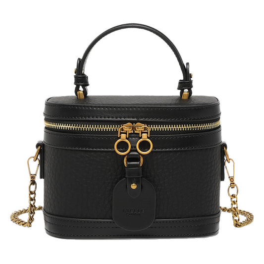 Women's Box Fashion Niche Temperament Black Lion Handbags