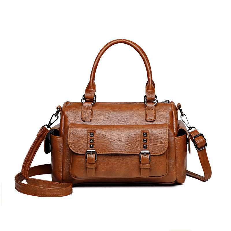 New Women's Fashion Large Capacity Vintage Women's Handbag