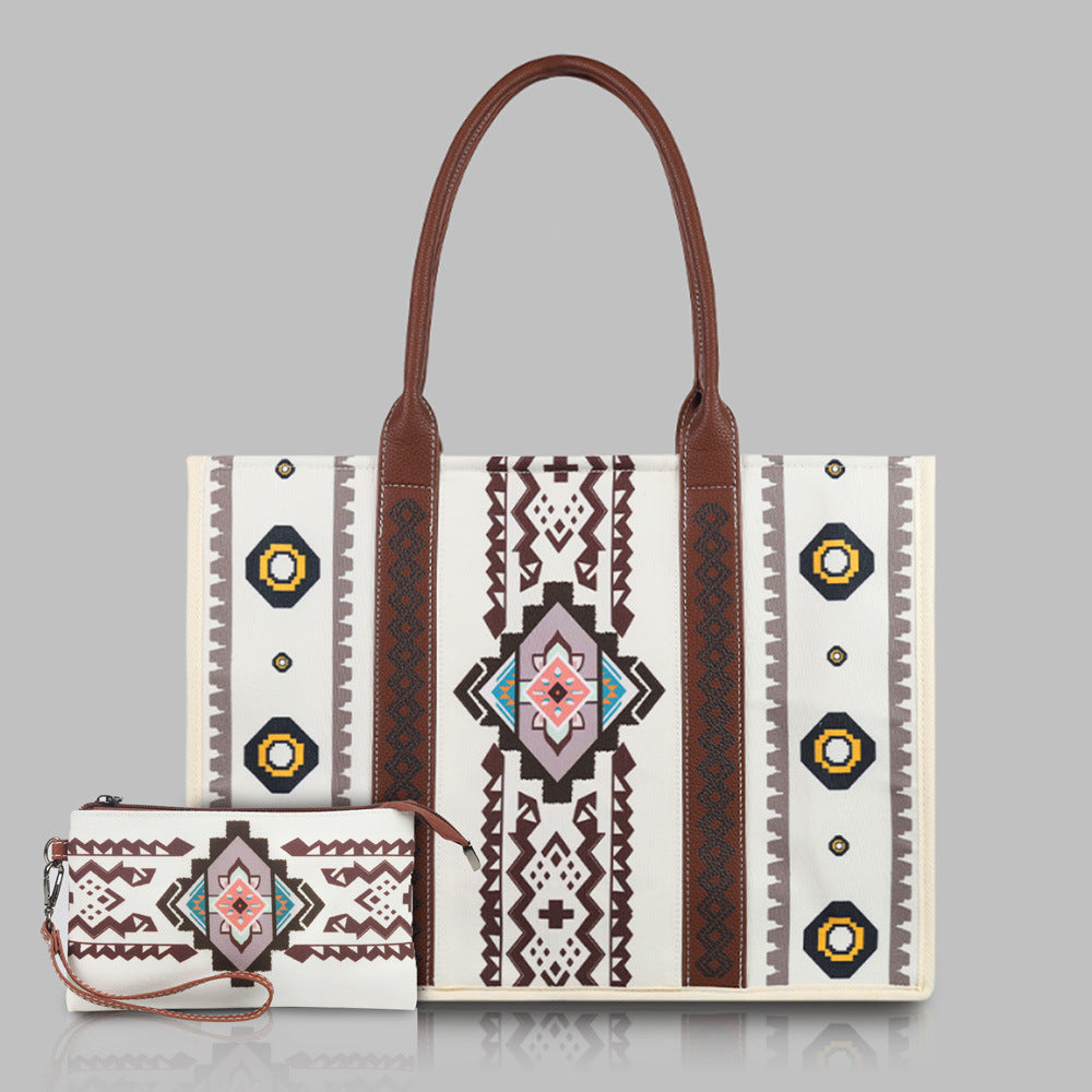 Women's Set Bohemian Canvas Large Capacity Combination Bags
