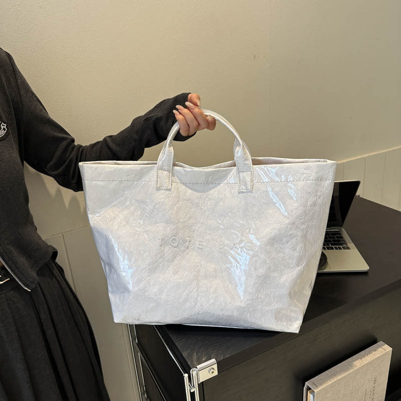Women's Korean Style Large Capacity Totes Fashion Portable Tote Bag