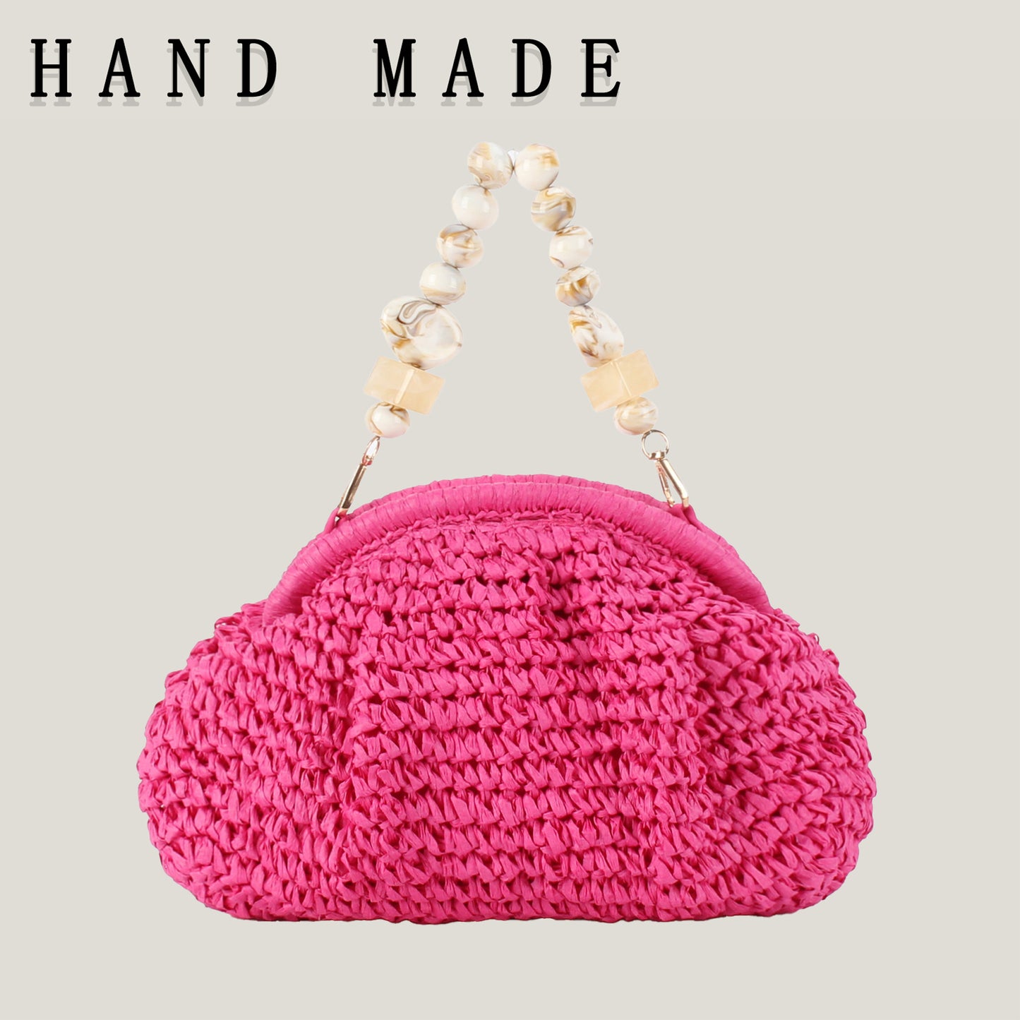 Women's Simple Woven Seaside Vacation Daily Leisure Women's Handbag