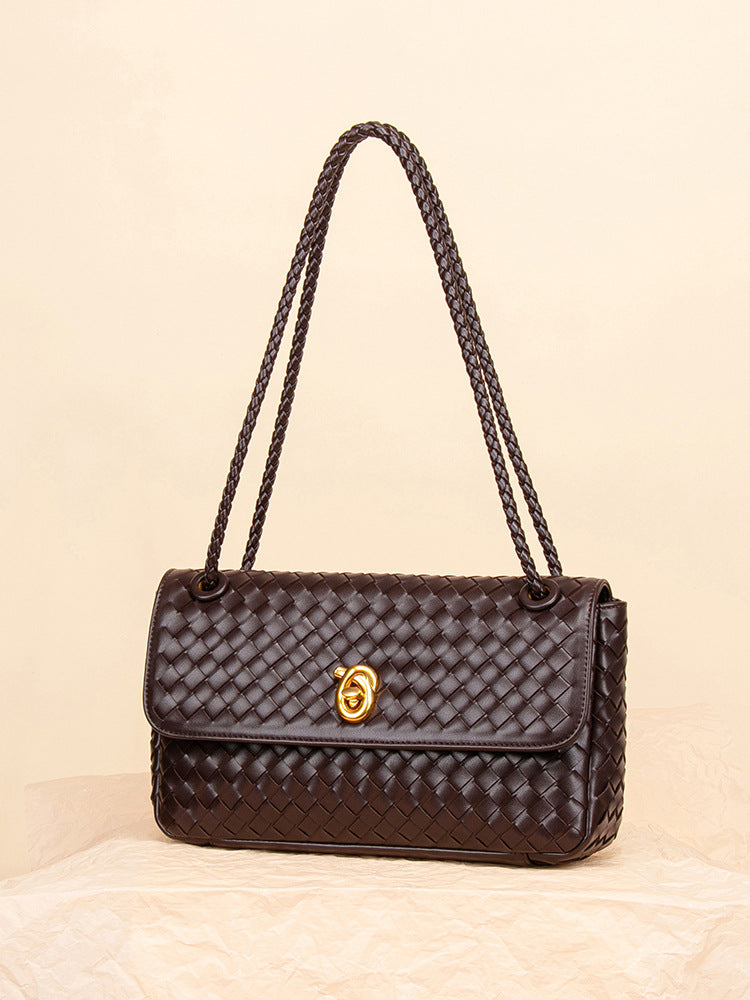 New Dinner Suede Fashion Flap Horizontal Women's Shoulder Bag