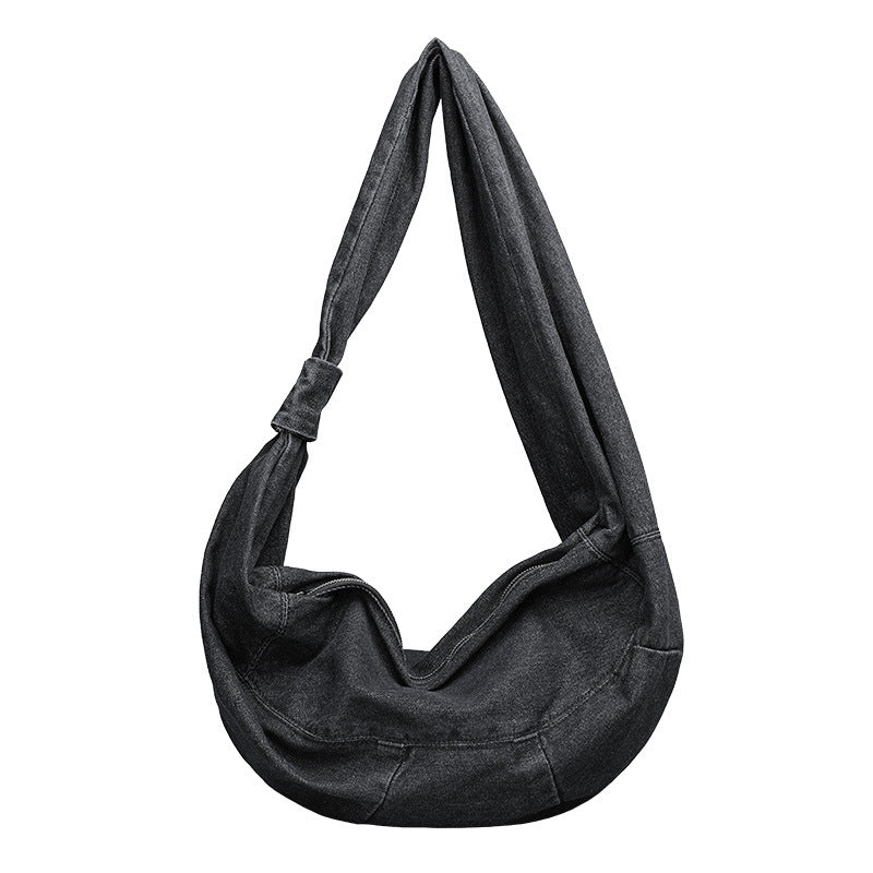 Women's Leisure Artistic Canvas Fashion Denim Dumpling Women's Messenger Bag