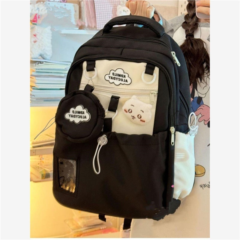 Cute Junior High Large Capacity Korean Style Leisure Backpack