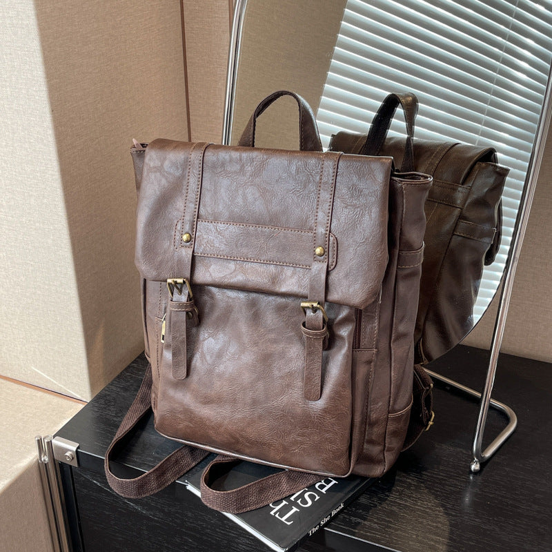 British Style Vintage Female College Class Women's Backpack