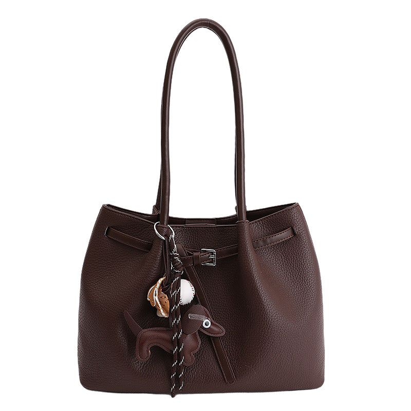 Commute Spring Advanced Texture Western Style Light Luxury Tote Bag