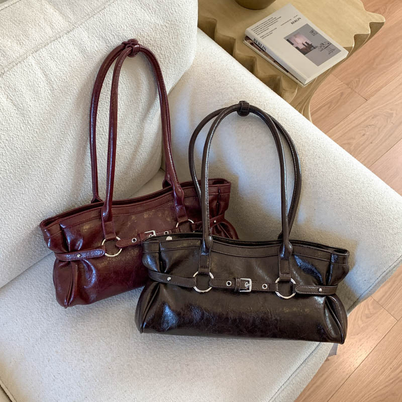 Women's Simple Fashion Personality High-grade Underarm Tote Bags