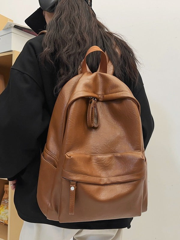 Color Simple Daily Commuter Spring Large Leisure Backpack