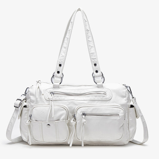 Women's Simple Zipper Large Capacity Commuter Bags