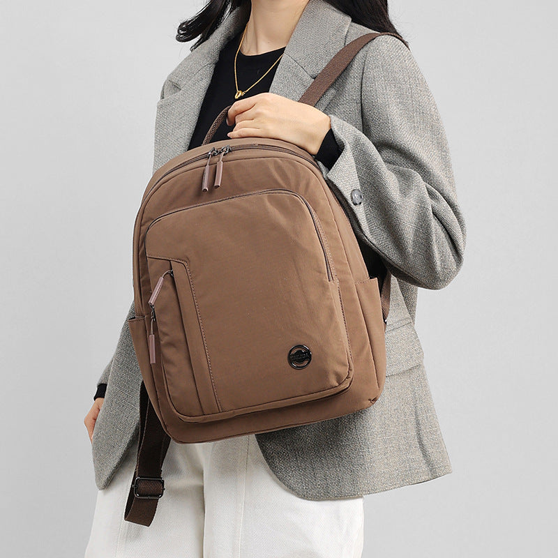 Women's Lightweight Nylon Cloth Minimalist Fashion Commuter Women's Backpack