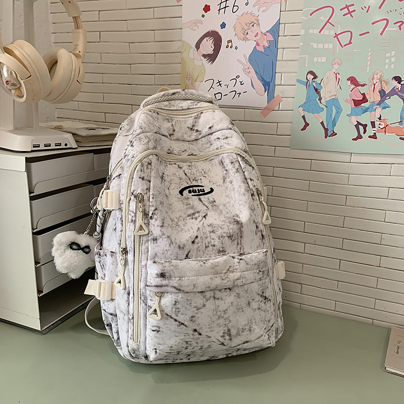 Capacity Campus Female Korean Junior High Simple Backpacks