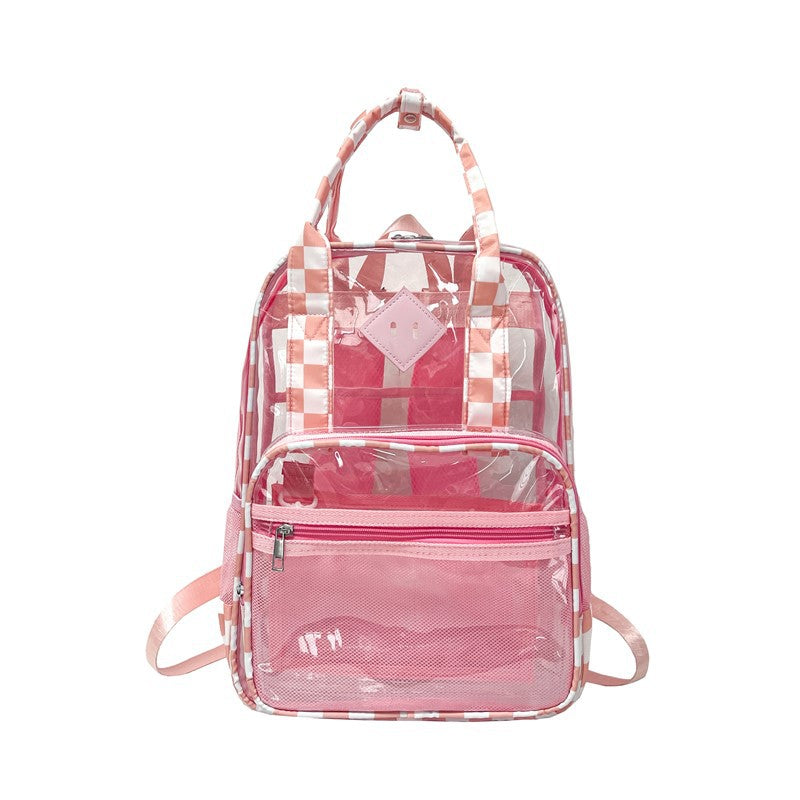 Colorful Transparent Lovers Wild Portable Street Leisure Backpack