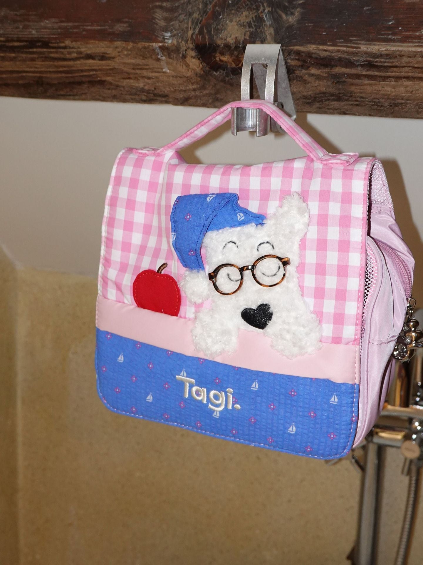 Haha Puppy Good Night Cute Storage Makeup Bag